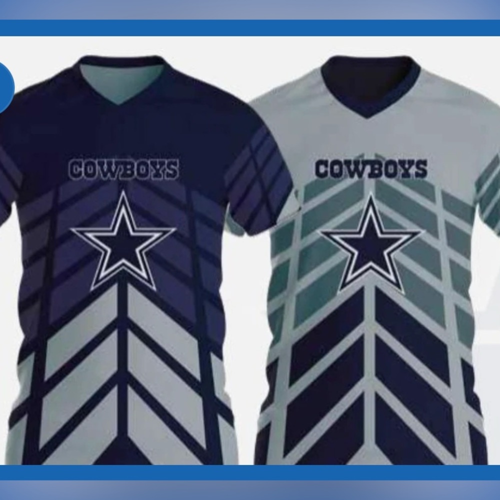Official NFL Flag Football Dallas Cowboys Reversible Jersey Adult